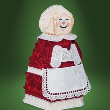 Freestanding Mrs. Claus USB