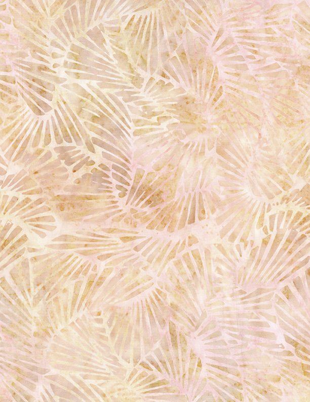 Desert Blossom Batik - Fans - Coral