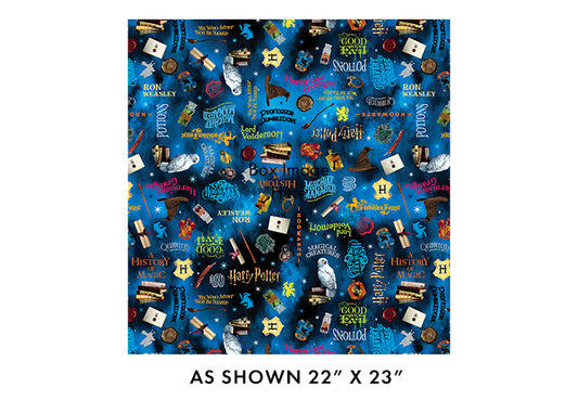 108" Wideback Harry Potter Words