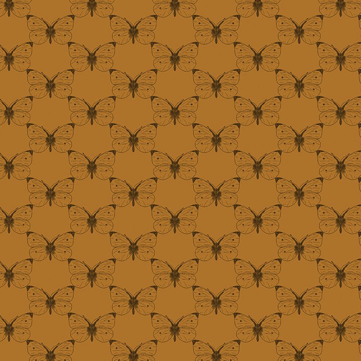 Bee Haven - Etched Butterfly - Caramel