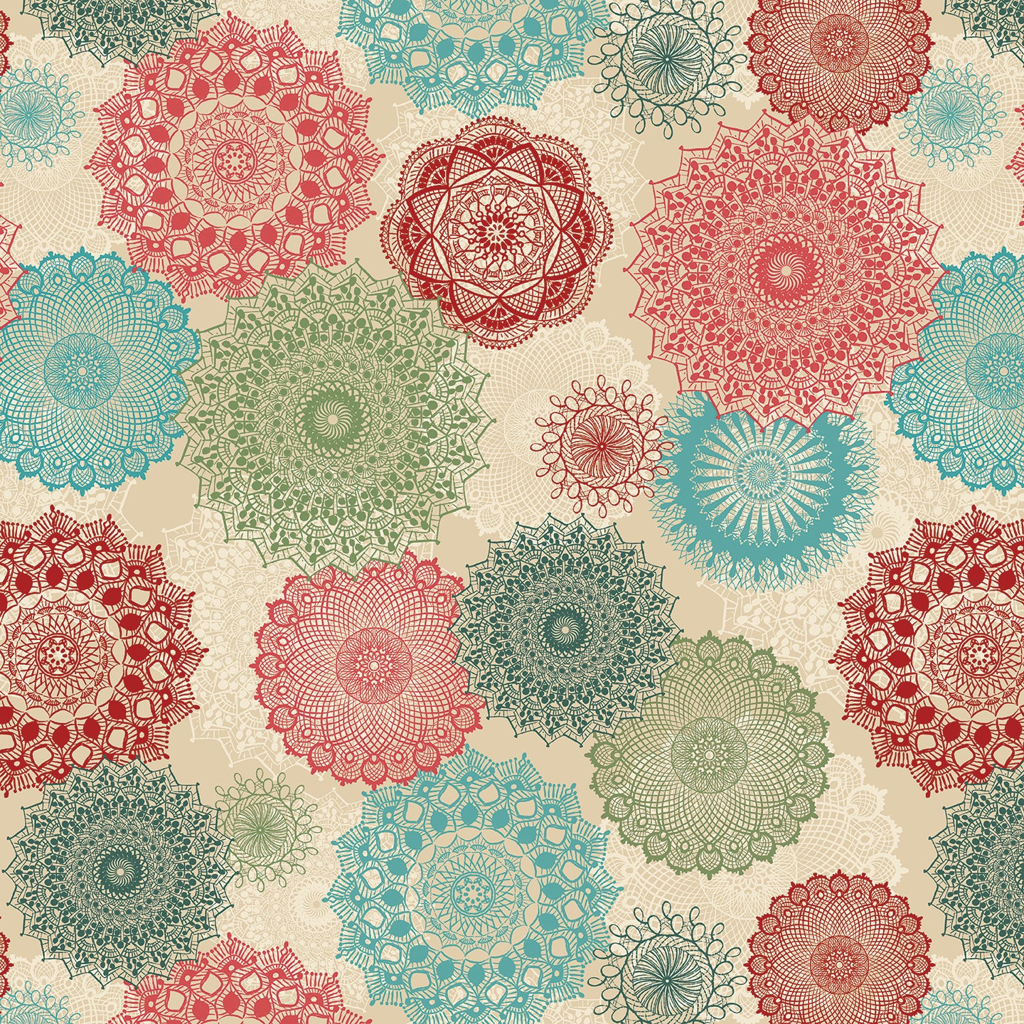 Winter Haven - Dancing Doilies - Multi