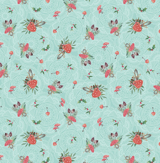 Winter Haven - Forest Gathering - Medium Turquoise