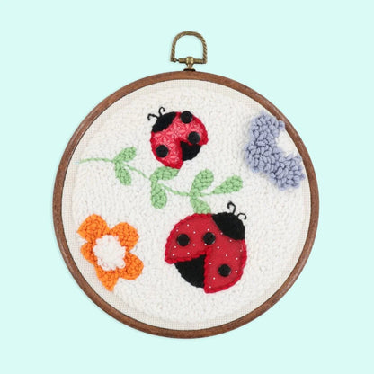 Pre-Order - Bugs & Blooms - Punch Needle Kit