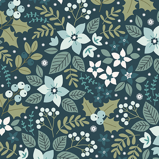 Holly & Hearth - Yule - Teal