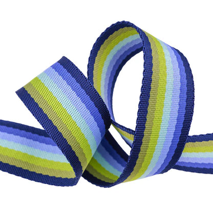 Floral Reef 1.5" Webbing - Smooth Sailing - Marine 3yds
