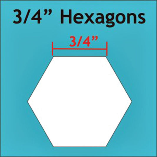 Hexagon 3/4" 125pcs