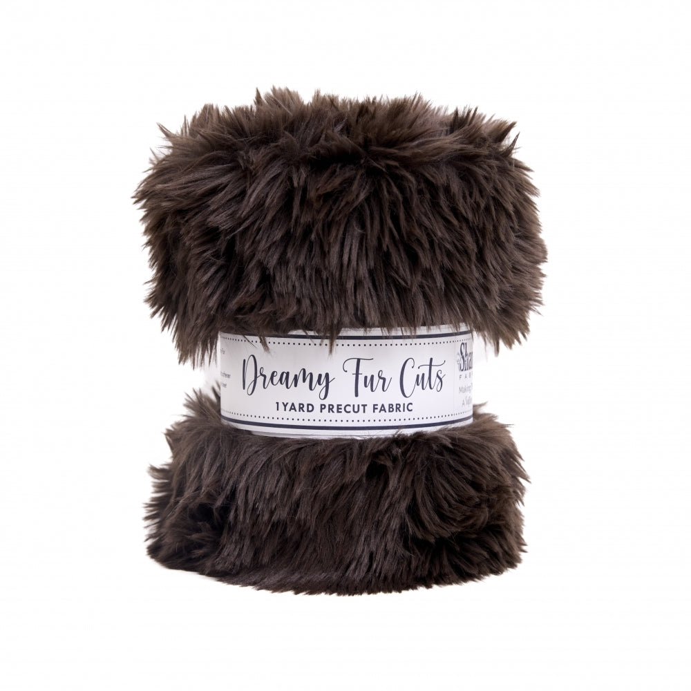 1 Yd Luxe Dreamy Fur - Brown