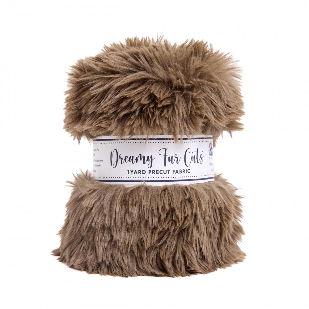 1 Yd Luxe Dreamy Fur - Truffle
