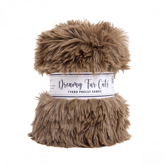 1 Yd Luxe Dreamy Fur - Truffle