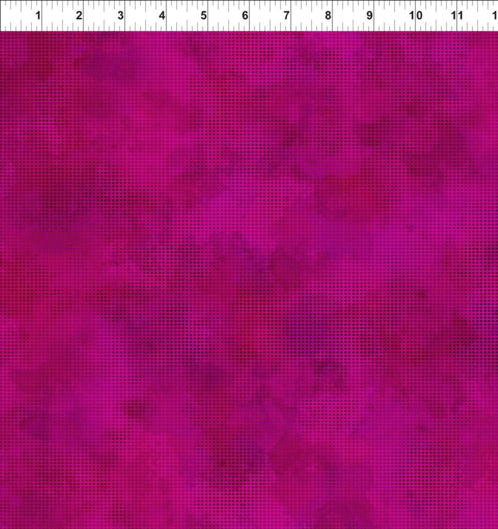 A vivid magenta and purple with a subtle dotted texture, shown against a white background with a ruler scale at the top.