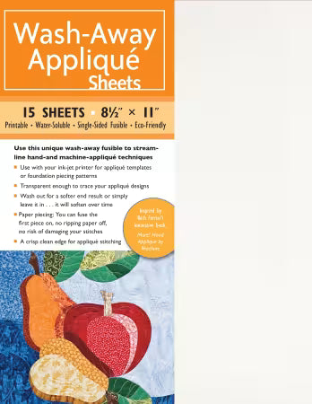 Wash-Away Applique Sheets