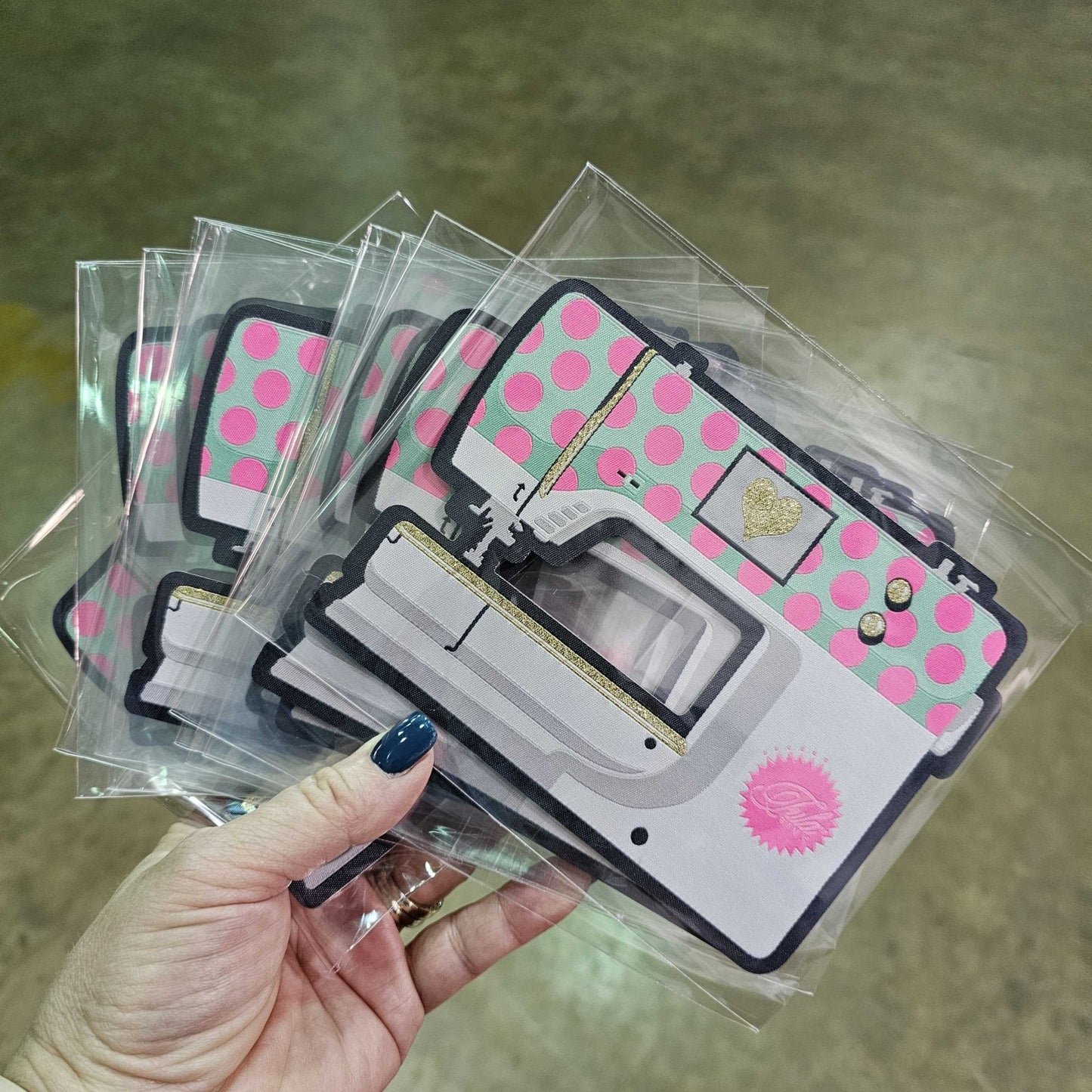 Tula Pink  Sewing Machine Patch