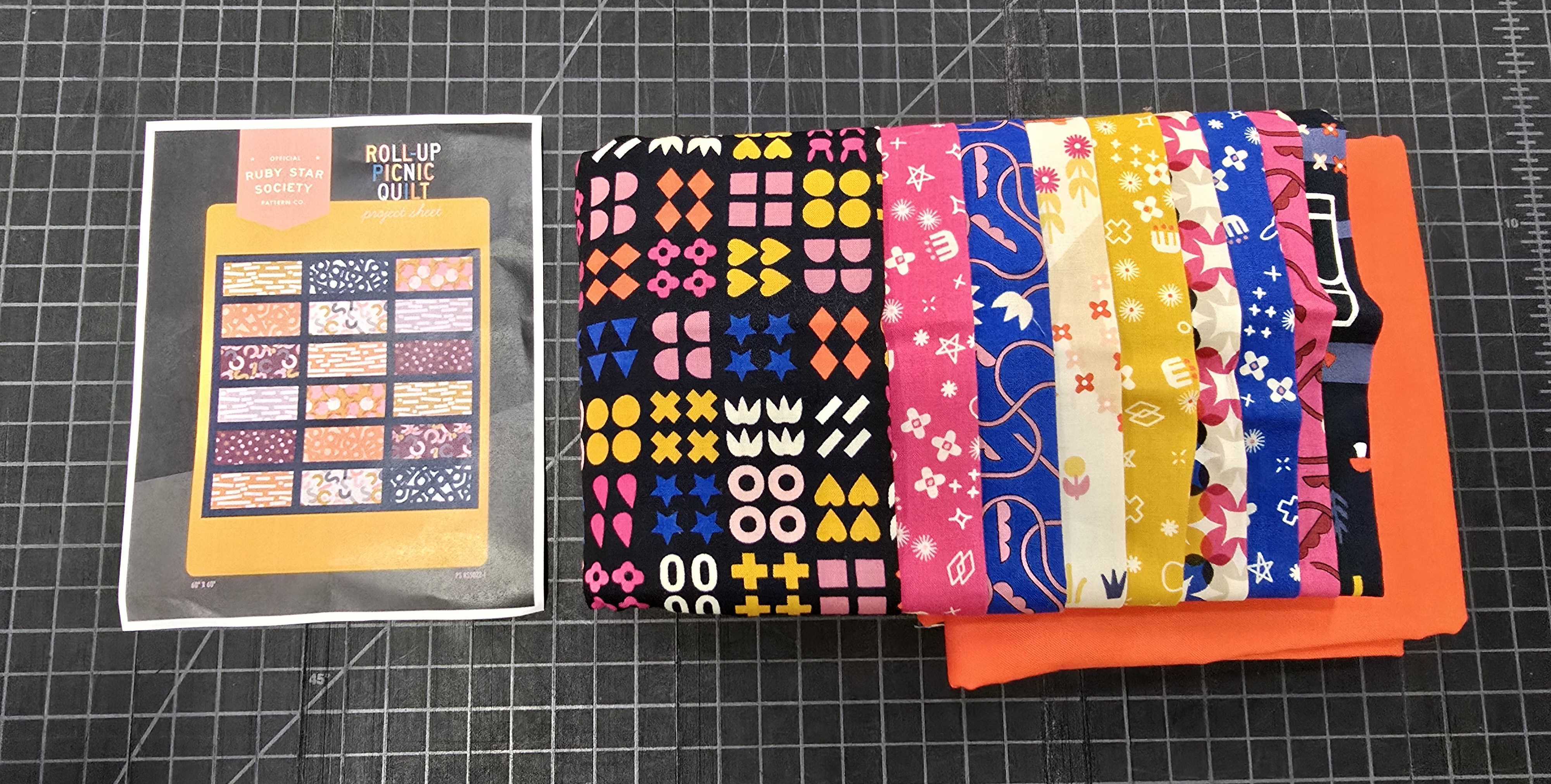 Roll-Up Picnic Quilt Kit - Wonderland Park