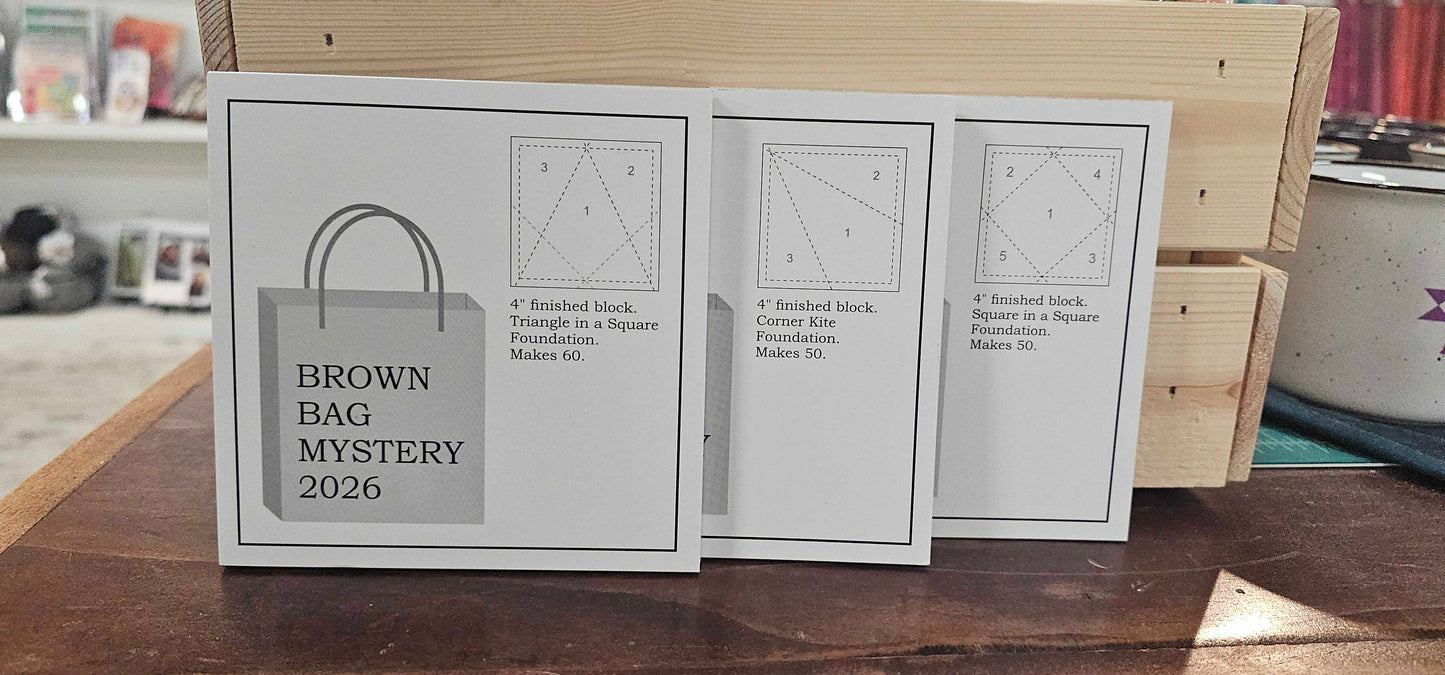 2026 Brown Bag Mystery - Foundation Papers