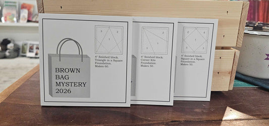 2026 Brown Bag Mystery - Foundation Papers