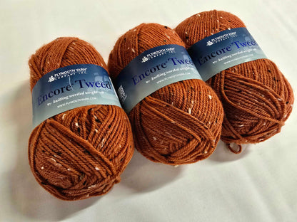 Men's Top Down Raglan Pullover Kit - Spiced Pumpkin Orange