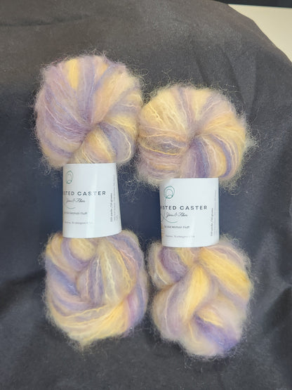 Twisted Caster - Kid Mohair Fluff - Moon Drop