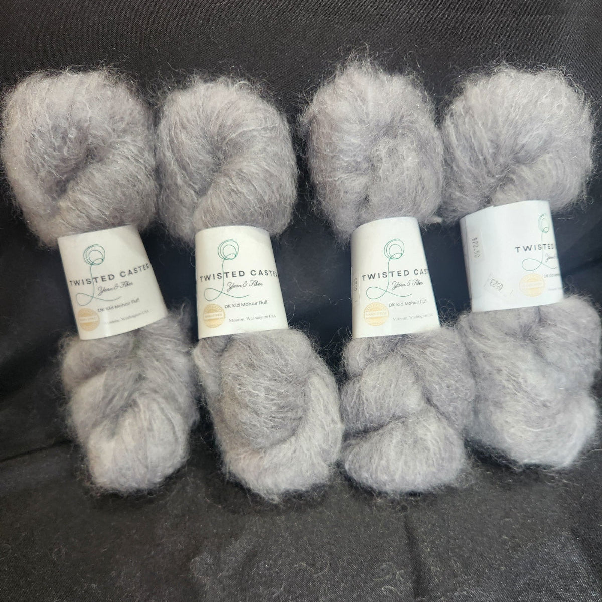 Twisted Caster - Kid Mohair Fluff - Morning Fog