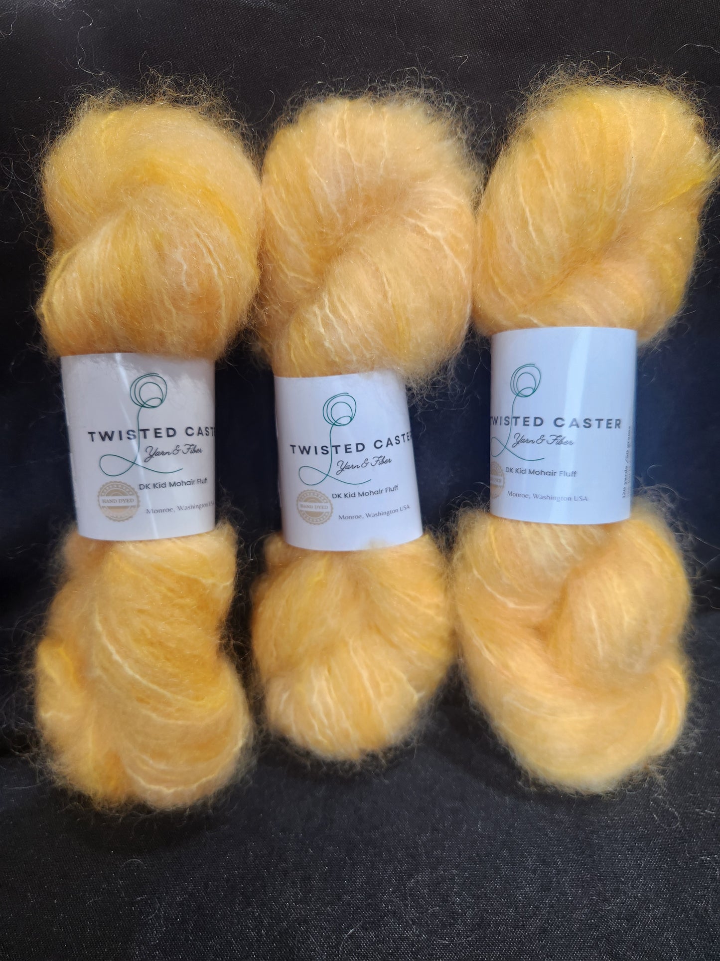 Twisted Caster - Kid Mohair Fluff - Butter My Scotch