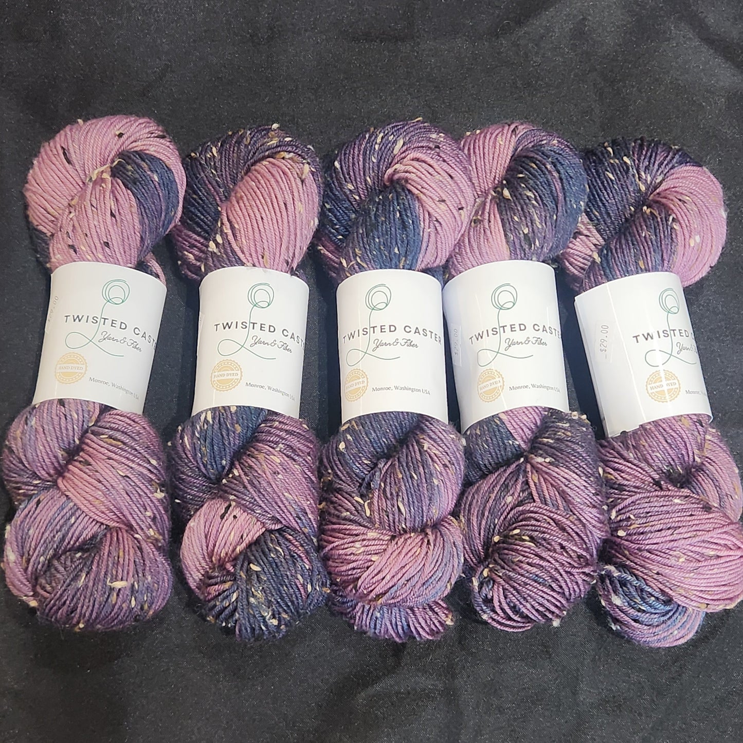 Twisted Caster - Tweed - Plum Pudding Fade