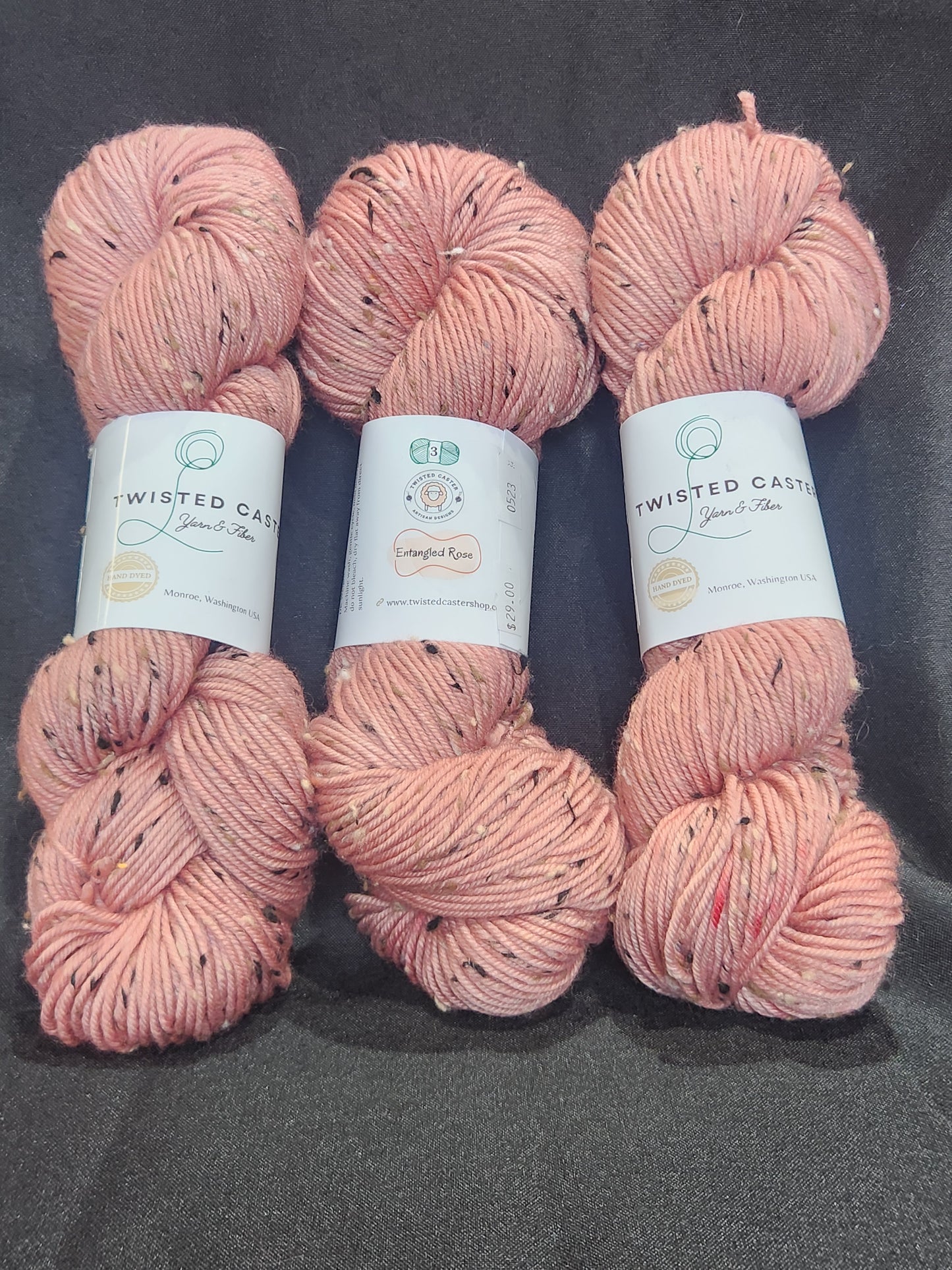 Twisted Caster - Tweed - Entangled Rose