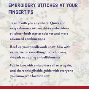 Embroidery Stitching Handy Pocket Guide