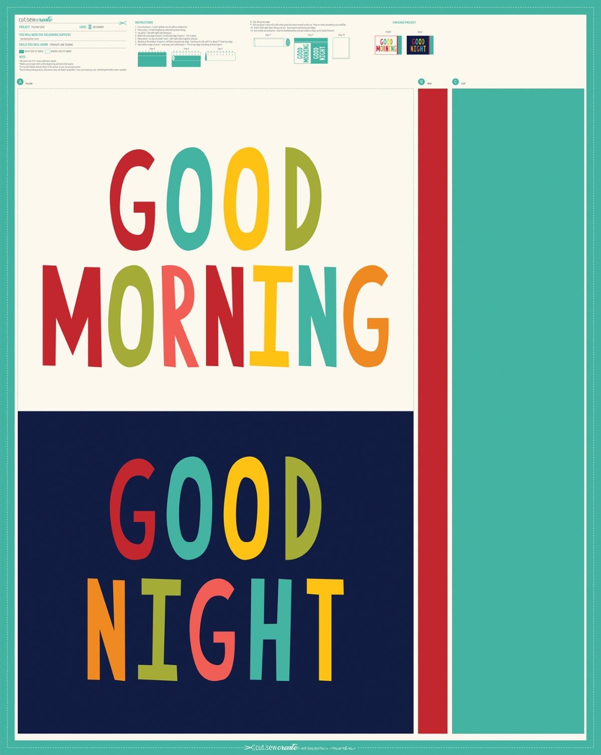 Cut Sew Create - Pillowcase