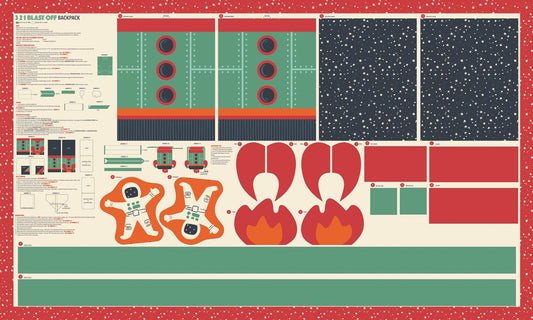 321 Blast Off - Backpack - Panel