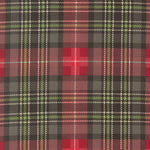 Plaid pattern with red, green, and black colors
