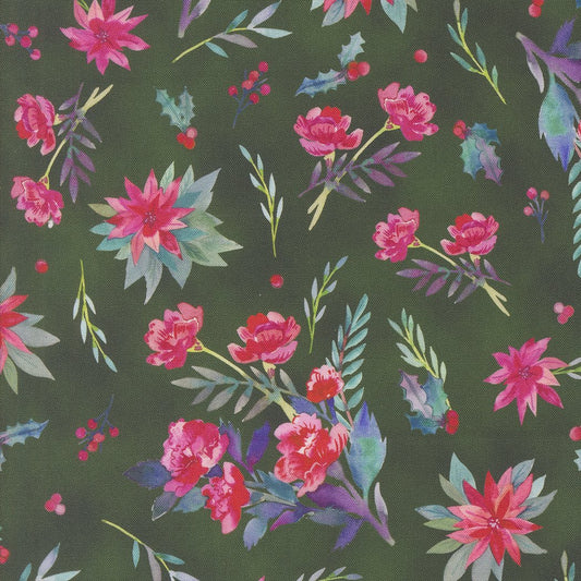 Love & Cheer - Christmas Bouquet - Evergreen