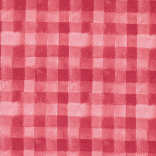 Love & Cheer - Watercolor Plaid - Candy