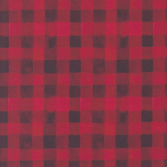 Love & Cheer - Watercolor Plaid - Berry