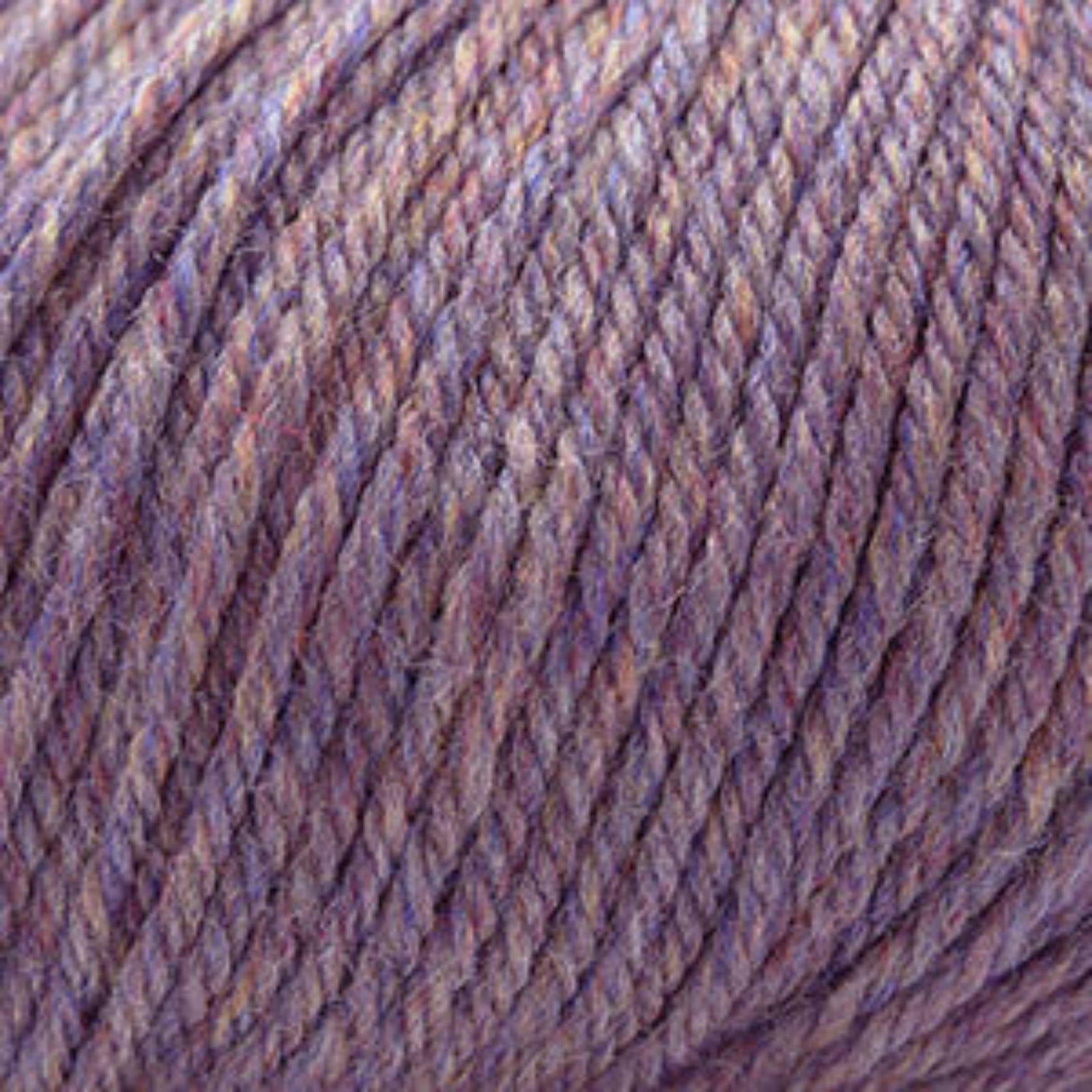 Close-up of purple yarn with a textured pattern