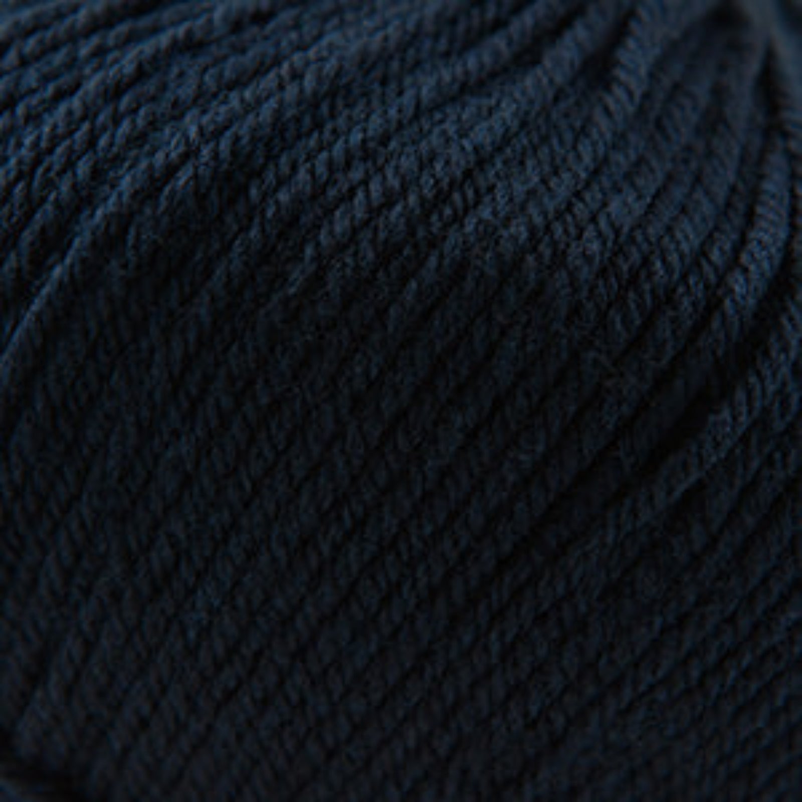 Close-up of dark blue yarn ball