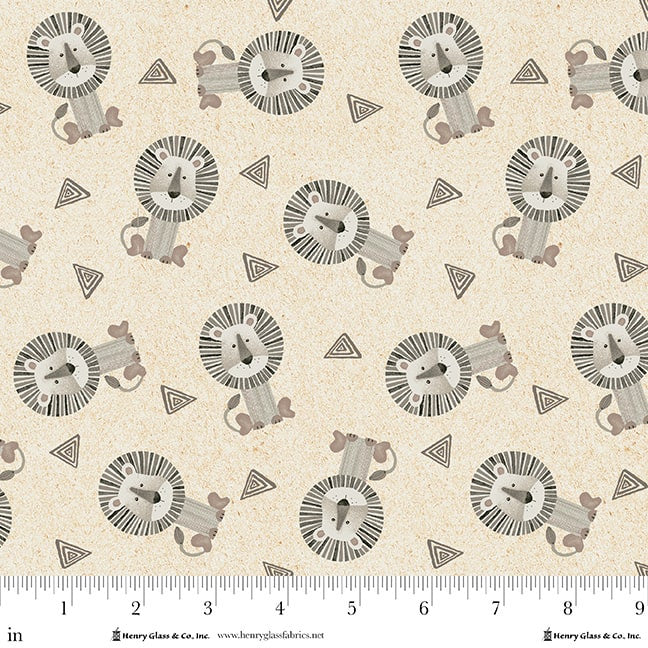 Jungle Romp - 54" Wide Minky - Tossed Lion