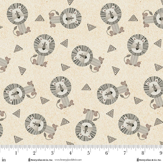 Jungle Romp - 54" Wide Minky - Tossed Lion