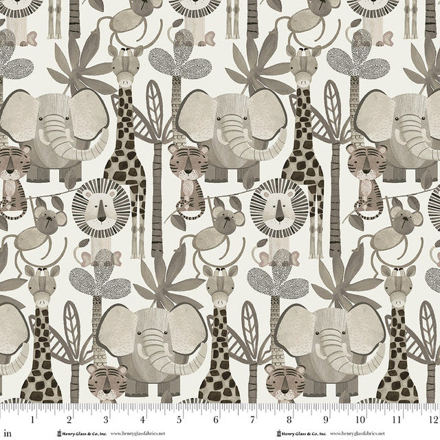 Jungle Romp - 54" Wide Minky - Jungle Animals