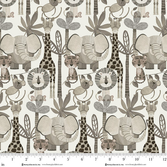 Jungle Romp - 54" Wide Minky - Jungle Animals