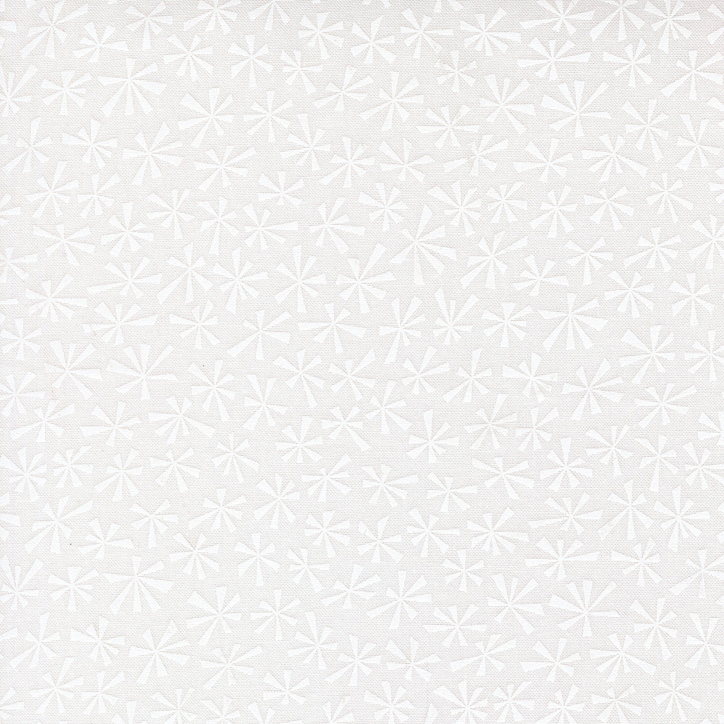 White geometric pattern on a white background