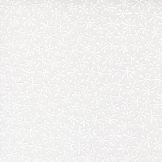 White geometric pattern on a white background