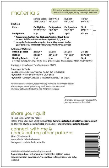 Patchwork Petal - Quilt Pattern