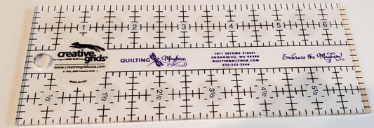 QM Logo Ruler 2.5"x6.5"