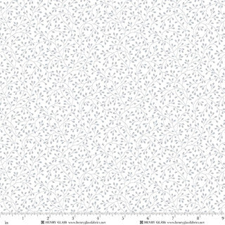 White fabric with white floral pattern