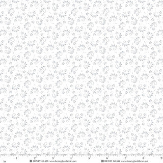 White floral pattern on a white background
