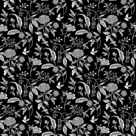 Natures Sketchbook - Chrysanthemum - Black/White