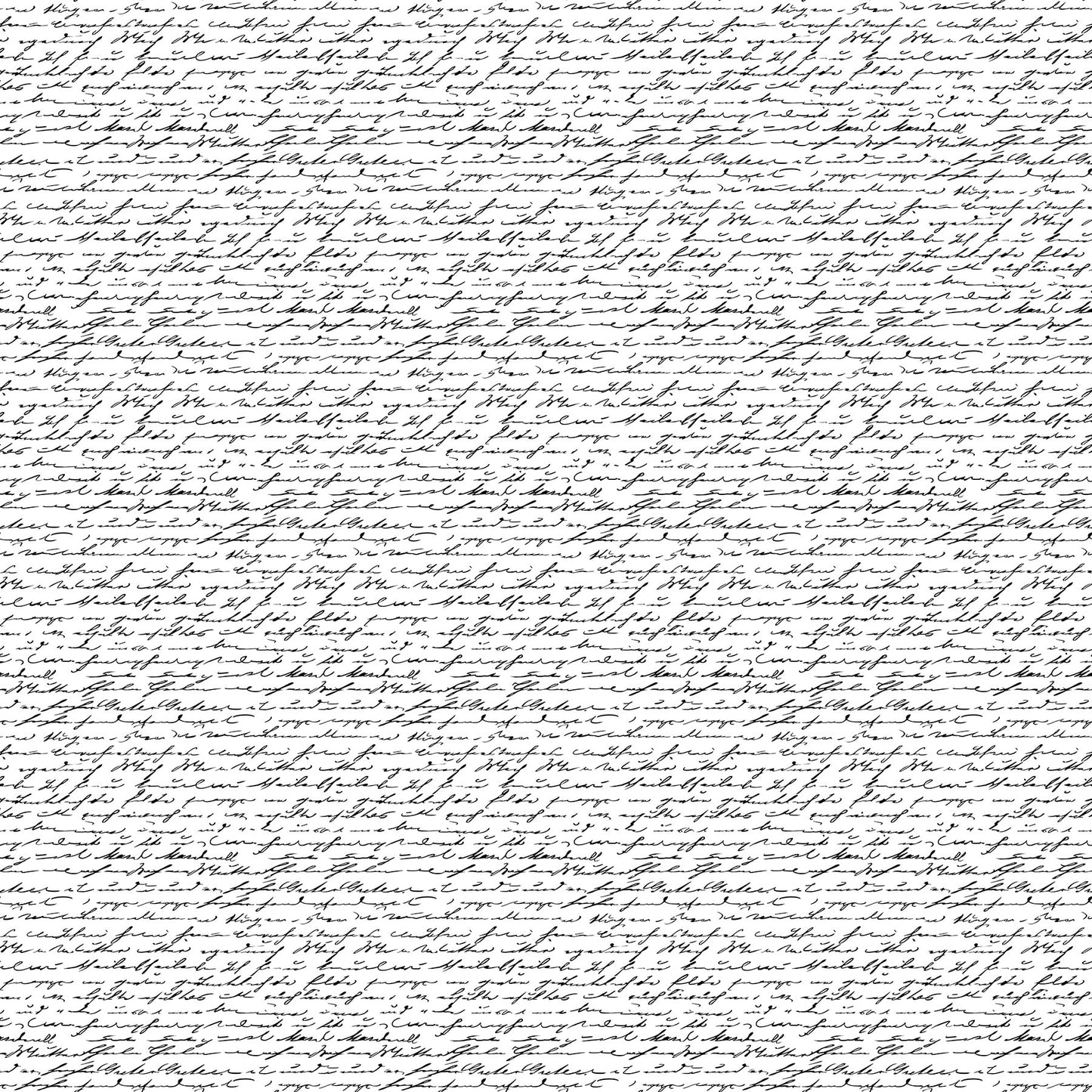 Natures Sketchbook - Script - White/Black
