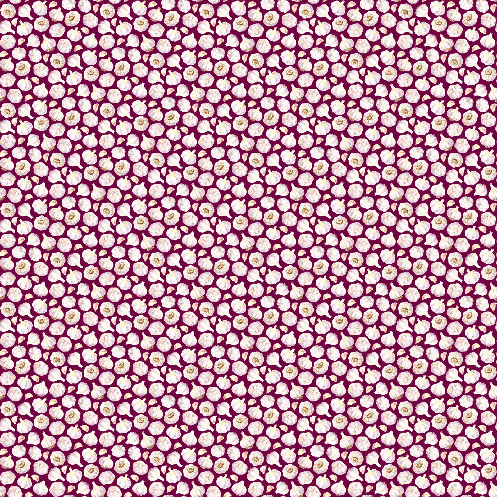 Pattern of small white flowers on a pink background