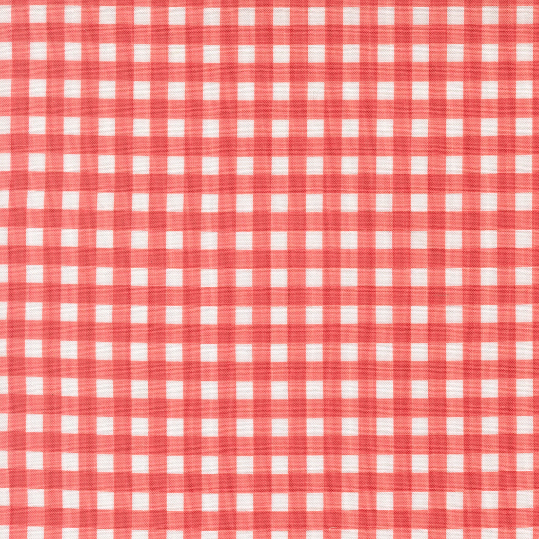 Red and white checkered pattern
