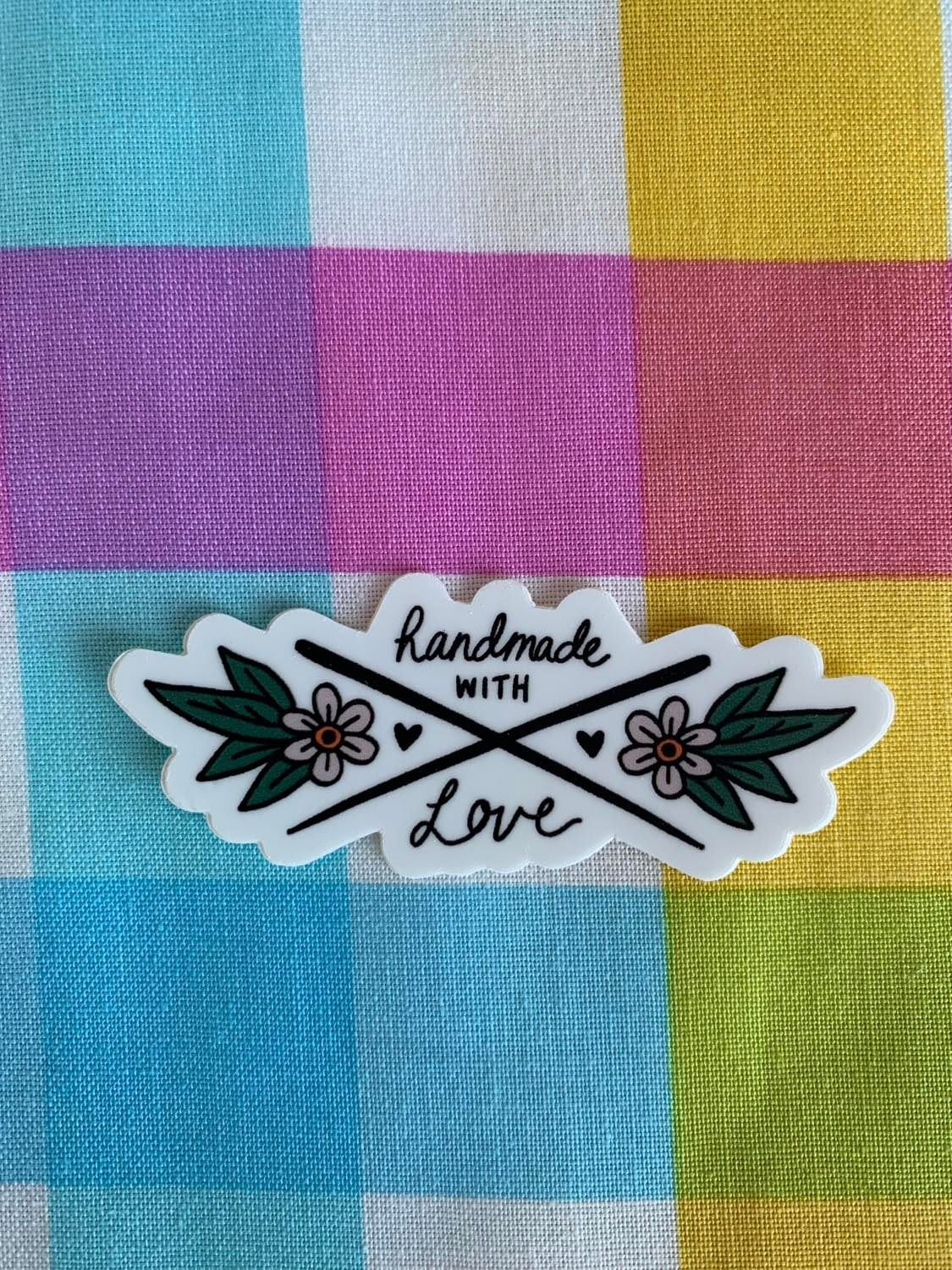 Handmade with Love - Sticker