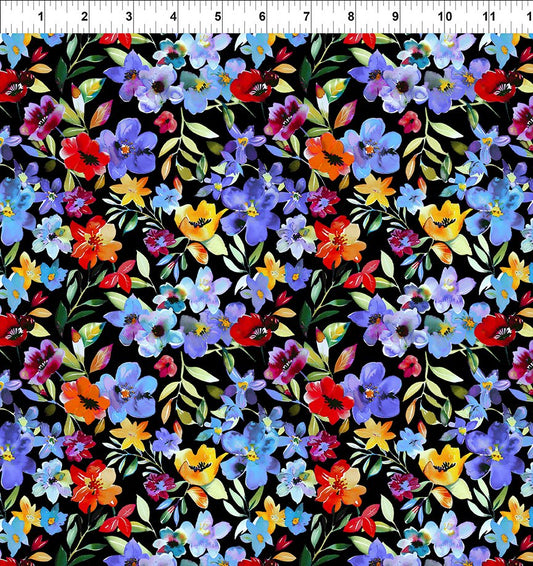 Blooming Day & Night - Garden - Black